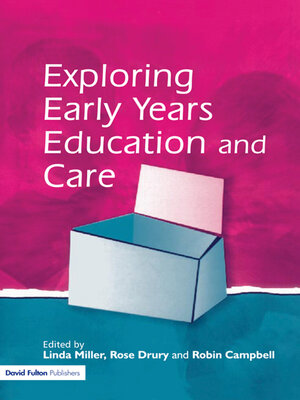cover image of Exploring Early Years Education and Care